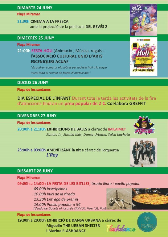 Quarta jornada de les Festes de Sant Pere Sant Pau