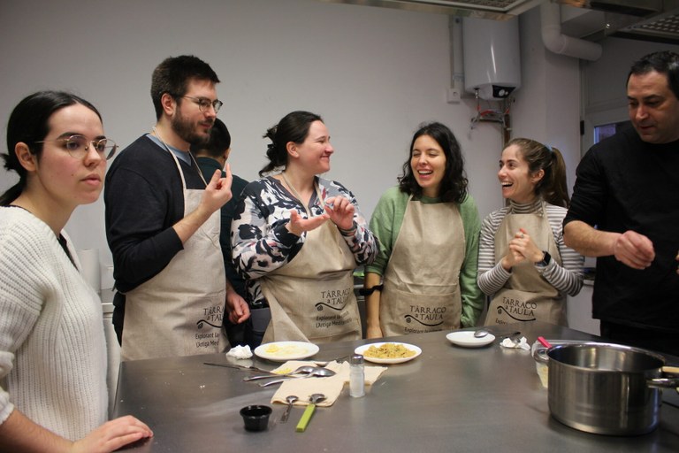 Aula de cuina amb professionals