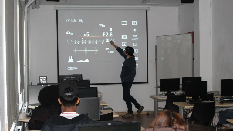 Aula de fotografia