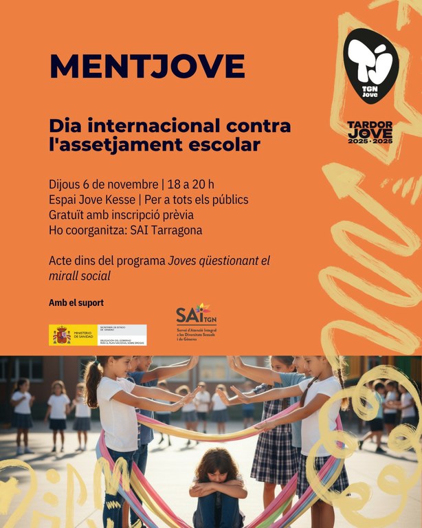 Ment Jove. Dia internacional contra l’assetjament escolar
