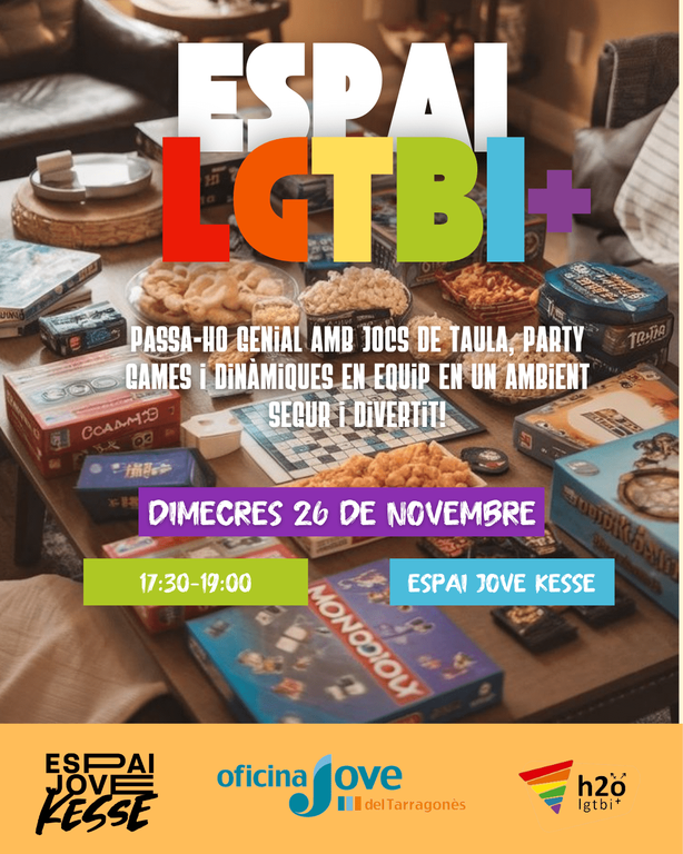 Tarda de jocs. Espai LGBTI+