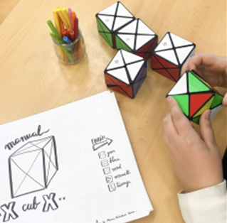 Taller de matemàtiques "Resolem el X Cub!"