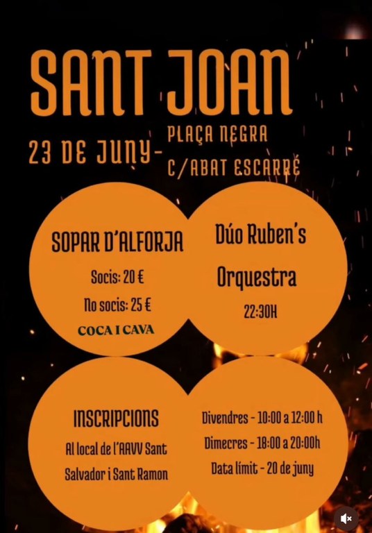 Festa de Sant Joan a Sant Salvador