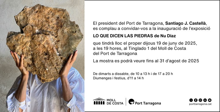 Inauguració de l'exposició "Lo que dicen las piedras"