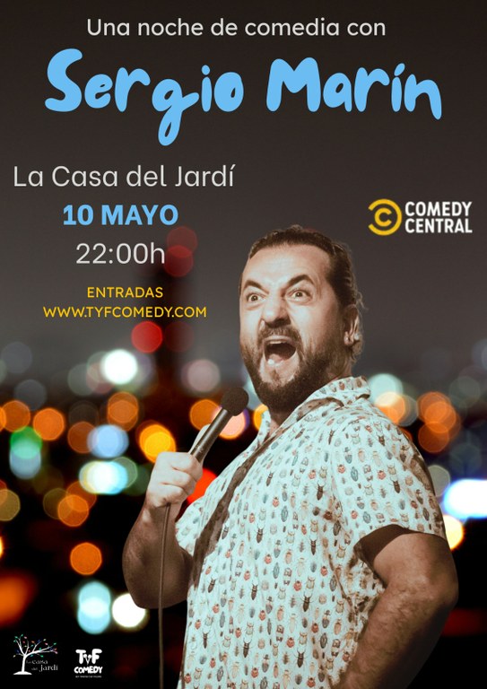 Comèdia amb Sergio Marín a la Casa del Jardí