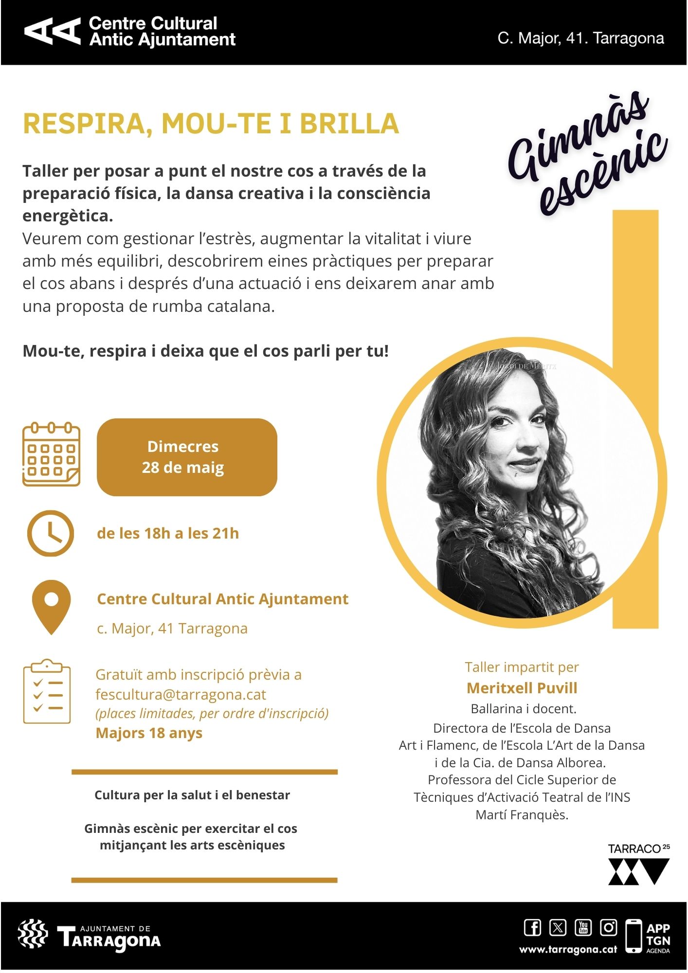 Gimnàs escènic | Respira, mou-te i brilla