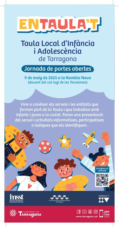 "Entaula't" Jornada de Portes obertes de la Taula Local d’Infància i Adolescència de Tarragona