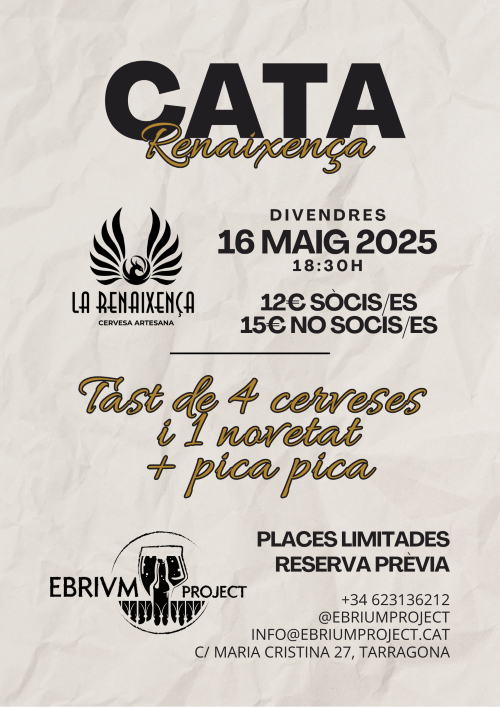 Tast de les Cerveses Artesanes LA RENAIXENÇA
