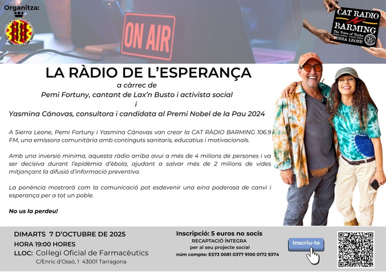 "La ràdio de l'esperança", conferència