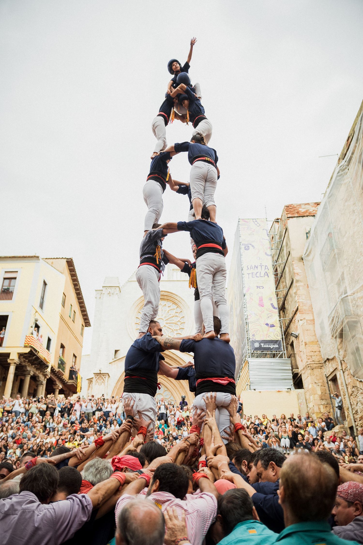 Diada Castellera de la Mercè i pilars caminant