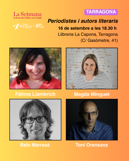 Taula rodona "Periodistes i autors literaris"