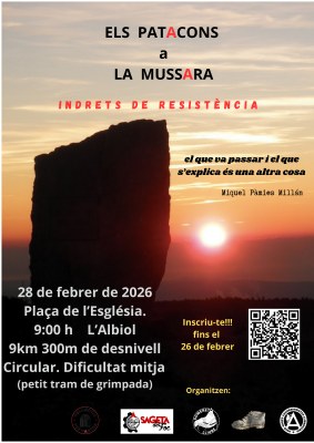 Excursió: Els Patacons a la Mussara! 