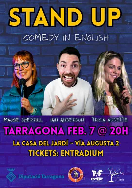 Tarda de comèdia en anglès a la Casa del Jardí