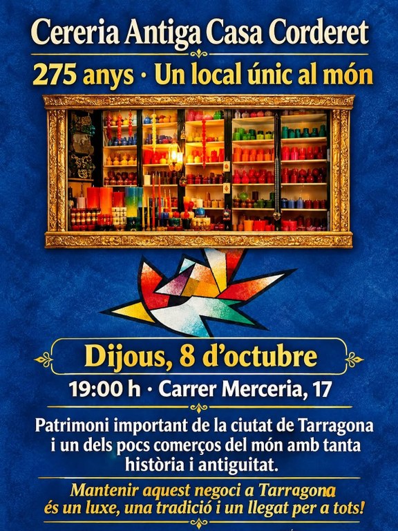 Acte commemoratiu als 275 anys de Cereria Antiga Casa Corderet 1751
