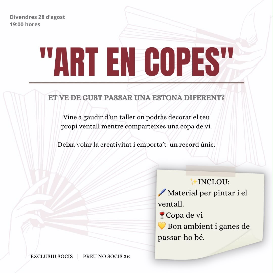 Festes de Residencial Palau Torres Jordi | Art en copes