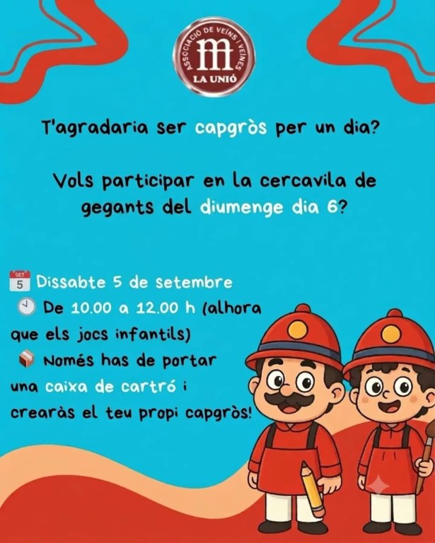 Festes de la Unió | T'agradaria ser capgròs per un dia?