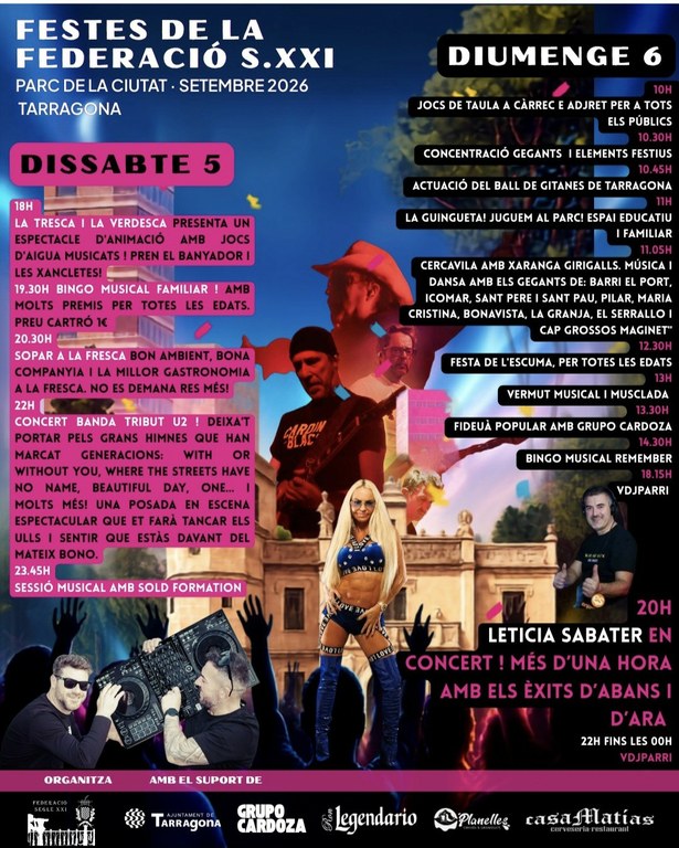 Festes de la Federació s. XXI | Cercavila, festa de l'escuma i molt més