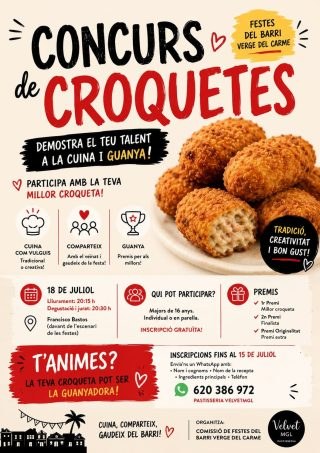 Festes de la Verge del Carme | Concurs de croquetes