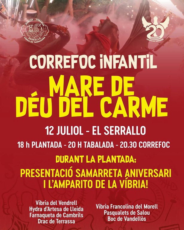 Festes de la Mare de Déu del Carme | Correfoc infantil