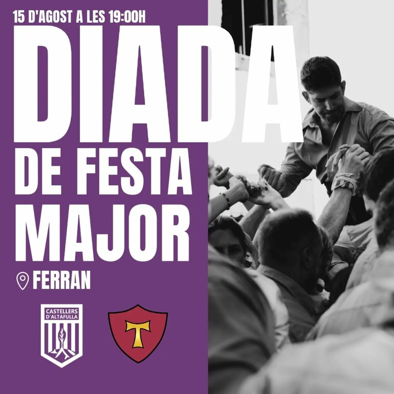 Festa Major de Ferran | Diada castellera amb els Castellers d'Altafulla i els Xiquets de Tarragona