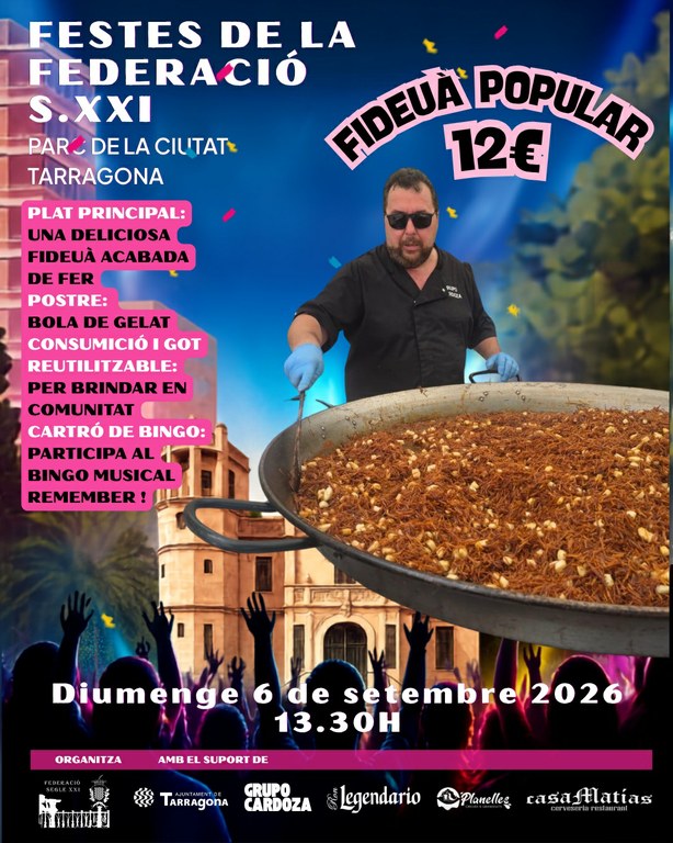 Festes de la Federació s. XXI | Fideuà popular