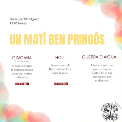 Festes de Residencial Palau Torres Jordi | Gimcana + guerra d'aigua + holi