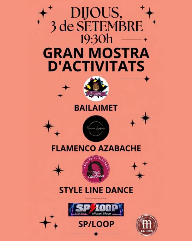 Festes de la Unió | Gran mostra d'activitats