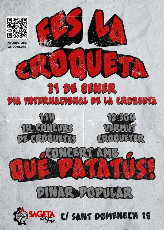 Fes la croqueta! Vermut més rumba i dinar popular