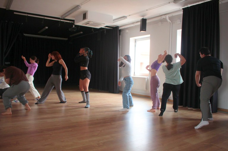 Aula de dansa. Tècnica i experimentació