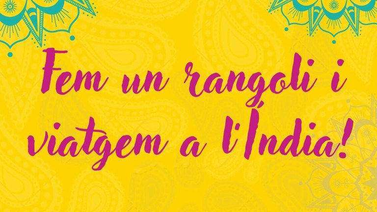 Fem un rangoli i viatgem a l’Índia