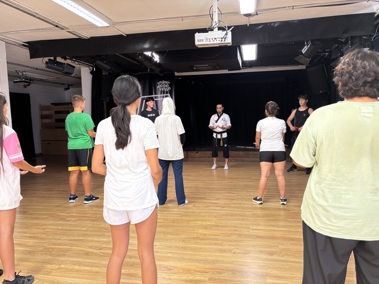 Taller d’Iniciació al taekwondo.