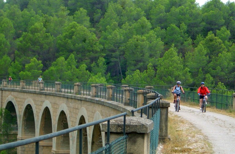 Via Verda de la Terra Alta en bicicletes