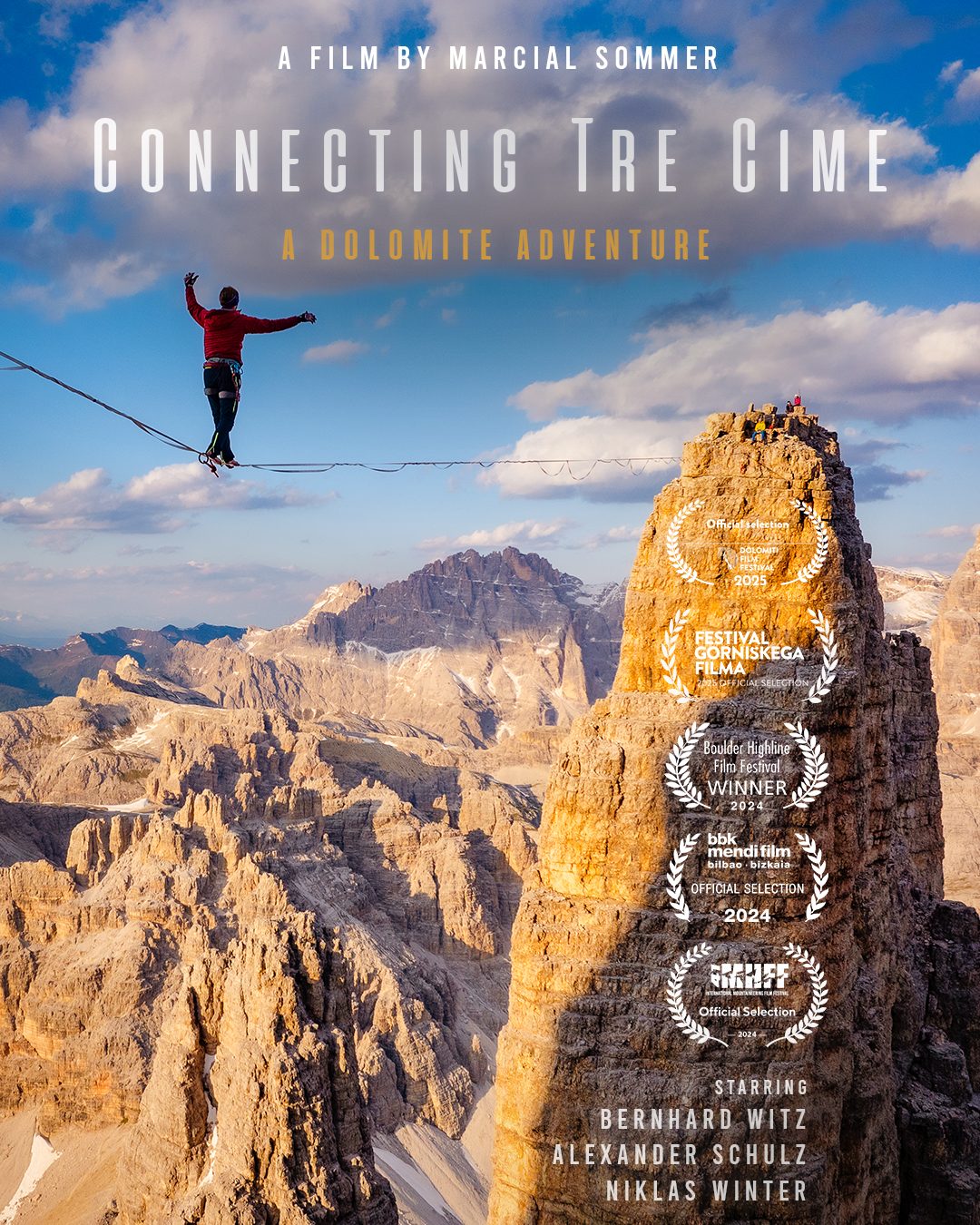 Projecció del curtmetratge "Connecting Tre Cime"