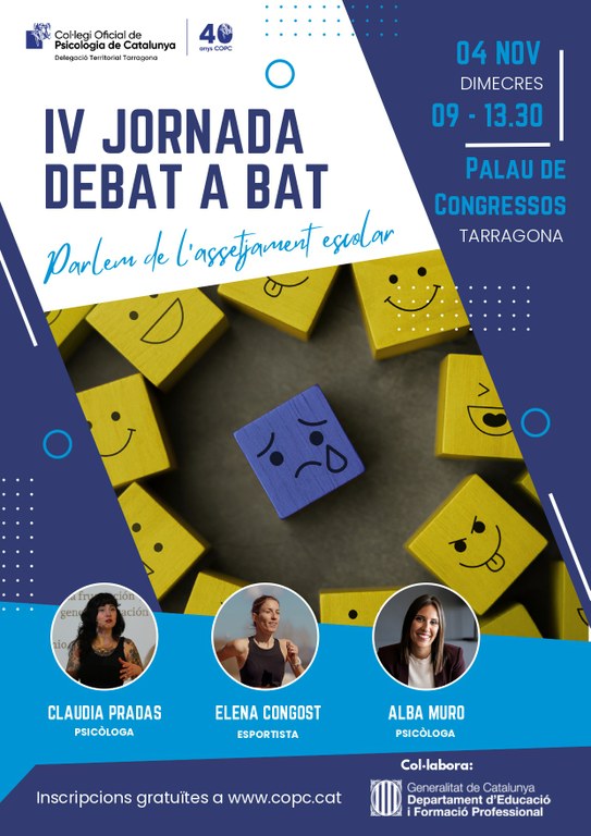 IV Jornada DeBat a Bat. Parlem de l'assetjament escolar