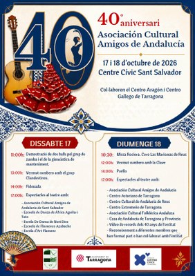 40è aniversari de l'Asociación Cultural Amigos de Andalucía