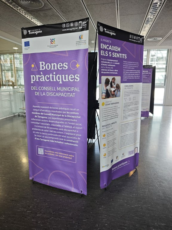 Exposició "Bones pràctiques del Consell Municipal de Discapacitat de Tarragona"
