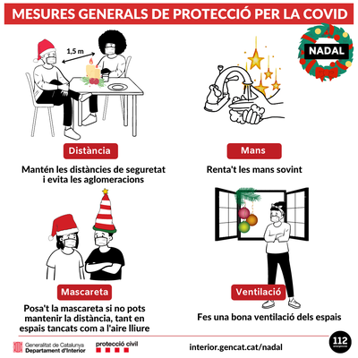 Consells protecció civil per Nadal