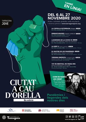 Cartell del cicle 'La Ciutat a Cau d'Orella' 2020