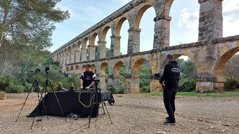 Tarragona acull la gravació de 'Tarragona és Techno' un projecte musical per a la promoció del patrimoni històric