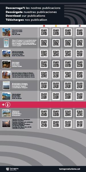 Tarragona Turisme incorpora al web una sèrie de codis QR per descarregar les seves publicacions turístiques