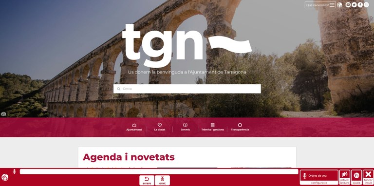 L’Ajuntament de Tarragona implementa un sistema automatitzat d’accessibilitat al web