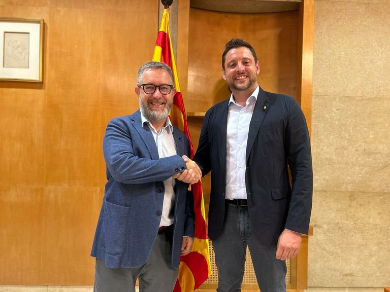 L’alcalde Rubén Viñuales rep en visita institucional al president del Port de Tarragona, Saül Garreta