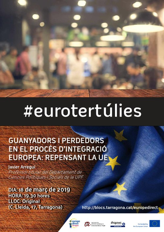 Repensem la UE amb Javier Arregui a la primera #eurotertúlia del 2019