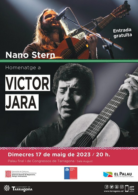 Tarragona se suma a la commemoració dels 50 anys de l'assassinat de Víctor Jara