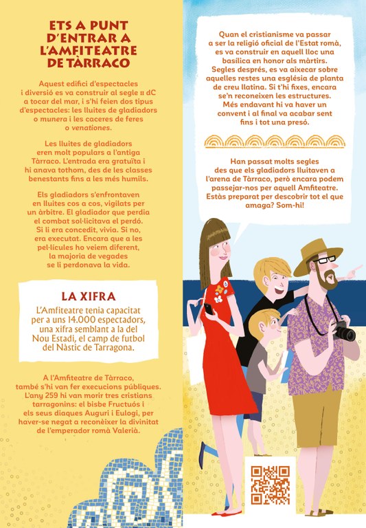 Tarragona Turisme inicia amb un quadríptic de l'Amfiteatre una sèrie de publicacions per a públic familiar