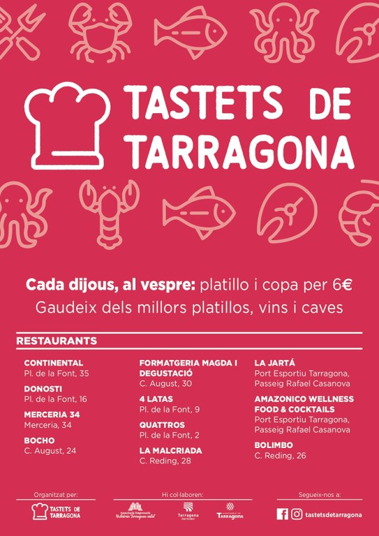 Tornen els Tastets de Tarragona a partir d'aquest dijous