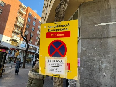 Dilluns s'inicien les obres d'asfaltage del carrer Prat de la Riba