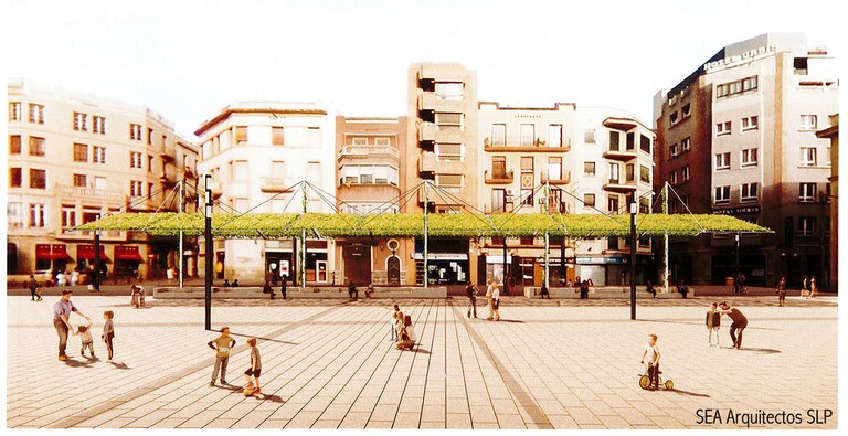 La proposta 'Umbracle' guanya el concurs d'idees per humanitzar la plaça Corsini