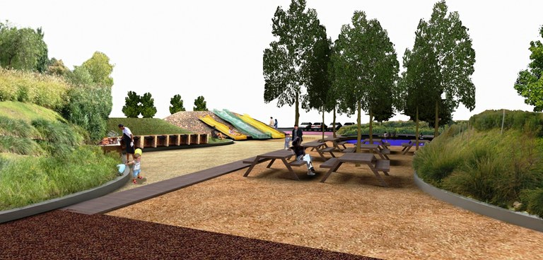 El projecte de remodelació del Camí de la Coma preveu la creació d'una gran àrea enjardinada i de jocs pel barri de Bonavista