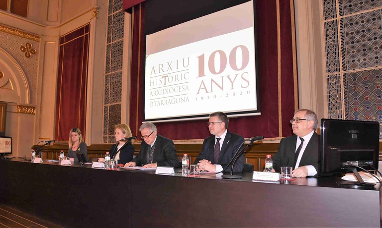 L’alcalde assisteix a l’acte d’inauguració del centenari de l’Arxiu Històric Arxidiocesà de Tarragona